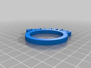 christina personalizado anéis de guardanapo a cozinha jantar 3d print model - Mito3D