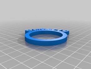 kimberly personalizado anéis de guardanapo a cozinha jantar 3d print model - Mito3D