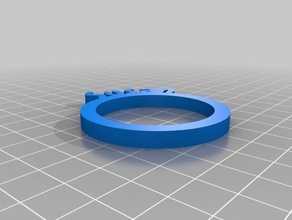 susan personalized napkin rings kitchen dining customized 3d print model - Mito3D