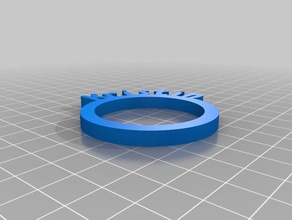 kristin personalizado anéis de guardanapo a cozinha jantar 3d print model - Mito3D