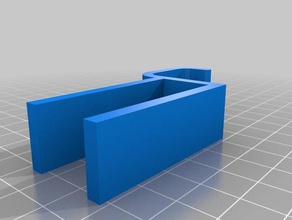 meine angepasste Regal Haken office 3d print model - Mito3D