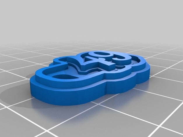 49 i portachiavi personalizzato 3D print model - Mito3D
