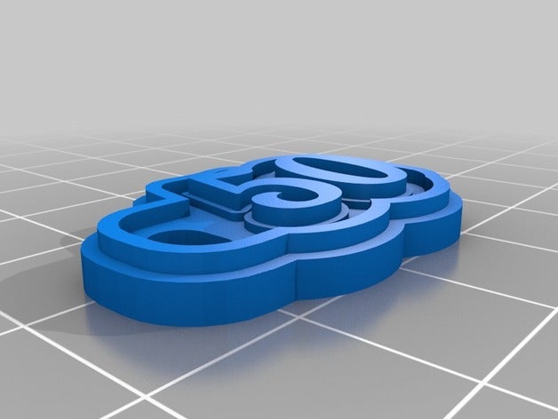 50 llaveros personalizado 3D print model - Mito3D