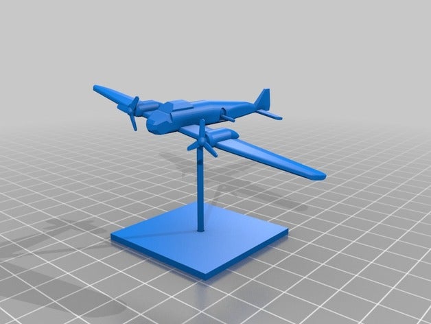 gunship panzerkampf i giocattoli giochi 1300 5 mm piano ww2 3D print model - Mito3D