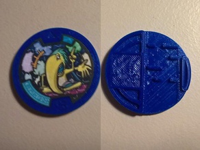 babblong yo-kai medallions toy game accessories customized 3d print model - Mito3D