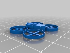 3d drone impresión 3d print model - Mito3D