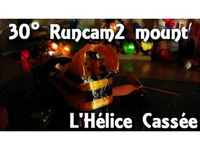 runcam2 30&deg pod lh&eacutelice cass&eacutee rc vehicles 30 degree mount hlice casse helice cassee lhlice protection thomas saint georges tpu 3d print model - Mito3D