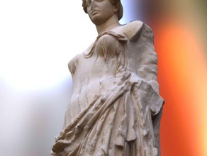 afrodite chamado &ldquohera borghese&rdquo varreduras réplicas A impressão 3d Digitalização em manto deusa grego o mito mitologia romano escultura de pé mulher 3d print model - Mito3D