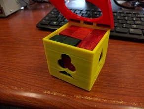 puzzle cube box 3d printing 3d print model - Mito3D