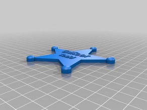 özelleştirilmiş Şerif rozetim kostüm 3d print model - Mito3D