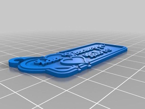 ptachiavi ida llaveros personalizado 3d print model - Mito3D