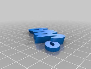 easy keychains customized 3d print model - Mito3D