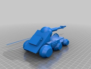 tank Skulpturen 3d print model - Mito3D