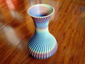 bezier vaso ii matemática a arte os acessórios acessório curva de decoração flor casa openscad mesa 3d print model - Mito3D