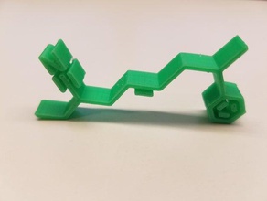 acrylonitrile butadiene styrene engineering abs polymer structure 3d print model - Mito3D