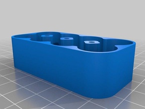 cr123 round 4 containers customized 3d print model - Mito3D