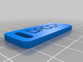 daddy label organization customized 3d print model - Mito3D