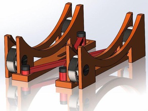 stabiler verstellbarer Breite spool-Halter mit 608 Lager 3d Drucker Zubehör 3d print model - Mito3D