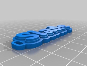 slade llavero llaveros personalizado 3d print model - Mito3D