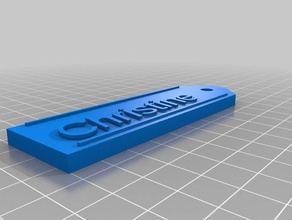 my customized gift tag signs logos 3d print model - Mito3D