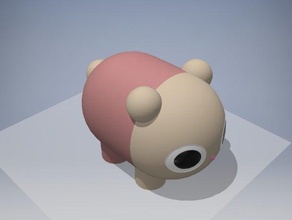 animal de compagnie la statue jouet jeu accessoires mignon 3d print model - Mito3D