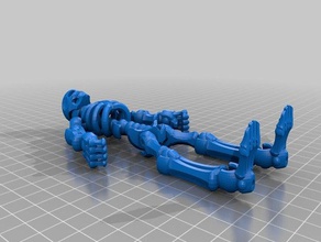 esqueleto 3d impressão 3d print model - Mito3D