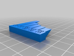 mi personalizar el voladizo de la impresión prueba 3d pruebas 3d print model - Mito3D