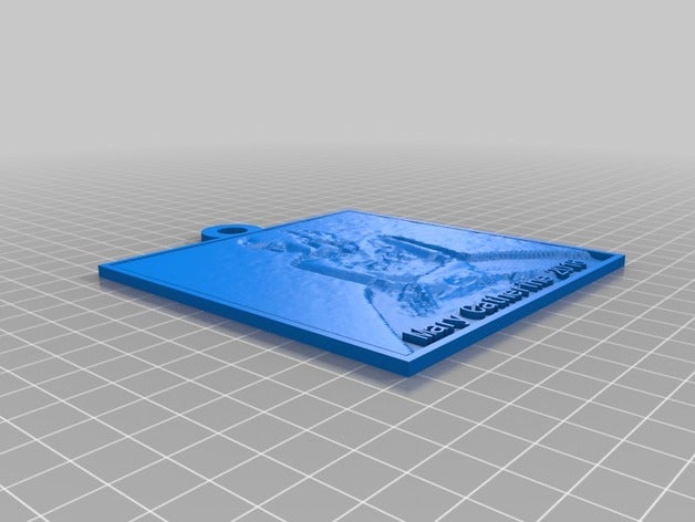 mca lithopane 2 d sanat özelleştirilmiş 3D print model - Mito3D