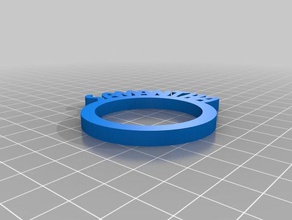 samantha personalizzato gli anelli di tovagliolo cucina pranzo 3d print model - Mito3D