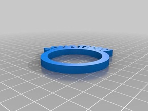 jonathan personalizzato gli anelli di tovagliolo cucina pranzo 3d print model - Mito3D