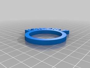 kimberly personalizado anéis de guardanapo a cozinha jantar 3d print model - Mito3D
