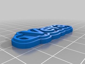 vera Schlüsselanhänger angepasst 3d print model - Mito3D
