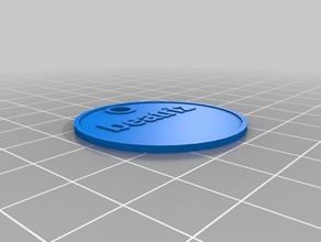 my customized round dog tag pets 3d print model - Mito3D