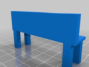 crownover bench 4 3d printing 3d print model - Mito3D