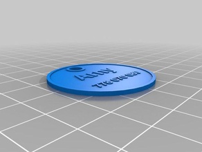 meine angepasste Runde dog-tag-778 Haustiere 3d print model - Mito3D