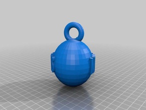 troy enfeite de natal 3d impressão 3d print model - Mito3D