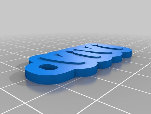 portachiavi vivi parte 2 i personalizzato 3D print model - Mito3D