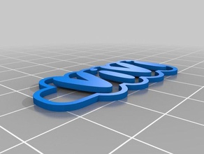 portachiavi vivi-parte-1 Schlüsselanhänger angepasst 3d print model - Mito3D