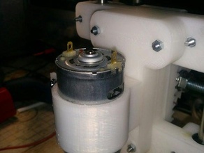 prendedor de 35mm motor partes prensa perfuração montagem do 3d print model - Mito3D