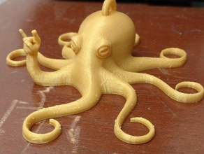 rocktopus süs dekor Noel dekorasyon süsü süsleri lulzbot 3d print model - Mito3D