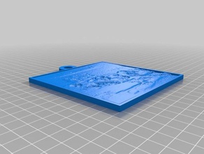 mon lithopane 2d art personnalisé 3d print model - Mito3D