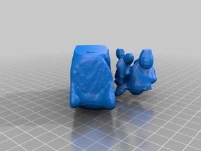 mia scansione 2 treno le scansioni repliche makerbotdigitizer 3d print model - Mito3D