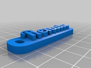 renate Schlüsselanhänger angepasst 3d print model - Mito3D