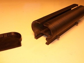 le boîtier de la batterie picatinny rail sport à l'extérieur airsoft accessoires support 3d print model - Mito3D