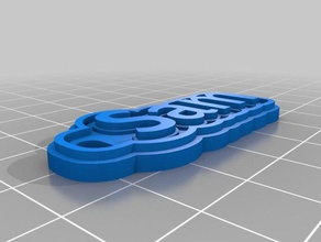de sam chaveiros personalizado 3d print model - Mito3D