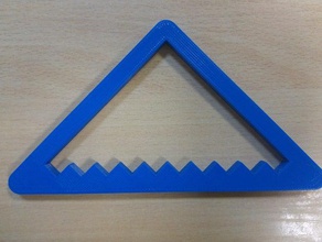 triangle shape educatif puzzle puzzles construction toys freecad 3d print model - Mito3D