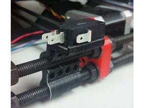 axis prusa endstop 3d printer parts holder mount hephestos i3 rework switch y-endstop 3d print model - Mito3D
