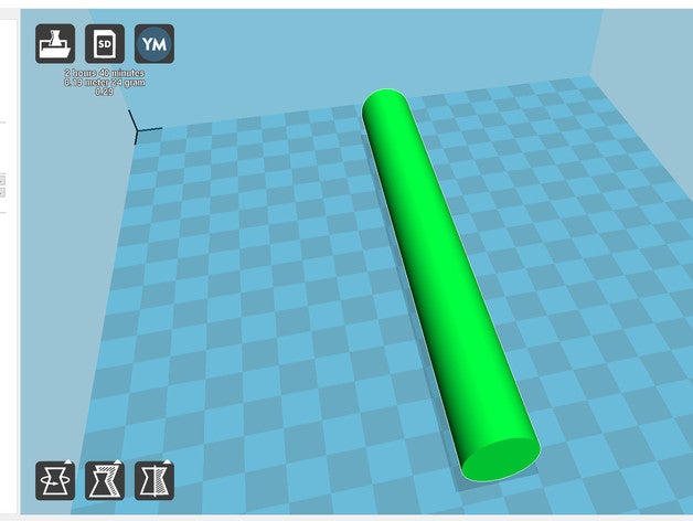 la vida de tamaño martillo modelo props 3D print model - Mito3D