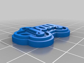 jay de porte-clés personnalisé 3d print model - Mito3D