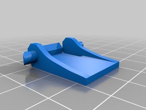 loup griffe clavier de la jambe pièces 3d print model - Mito3D